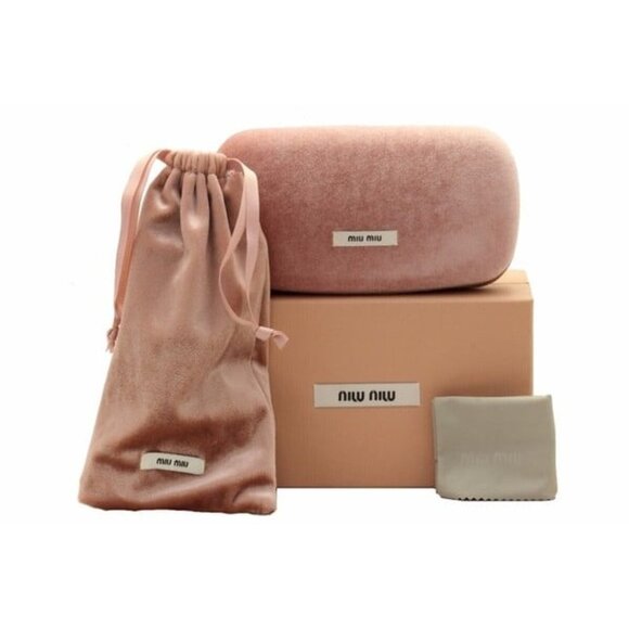 NEW MIU MIU SUNGLASSES,MIU MIU MU07YS 12W20I, PINK WOMEN EYEWEAR MU 07YS - Picture 3 of 3